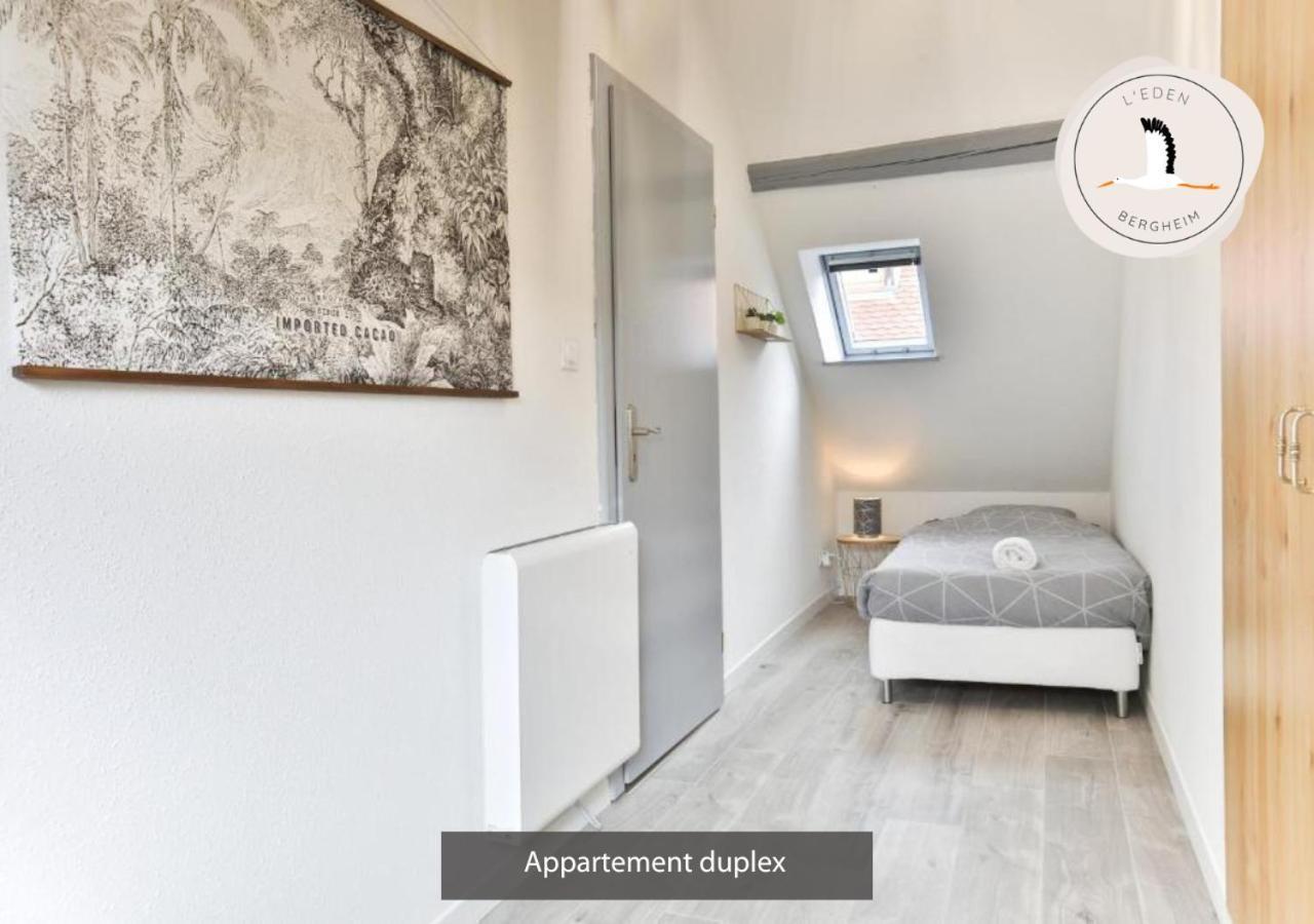 Appartements Duplex 3 Et 4 Personnes - Climatisation - Village Elu Parmi Les "Plus Beaux Villages De France" - Route Des Vins - Centre Alsace Bergheim Kültér fotó