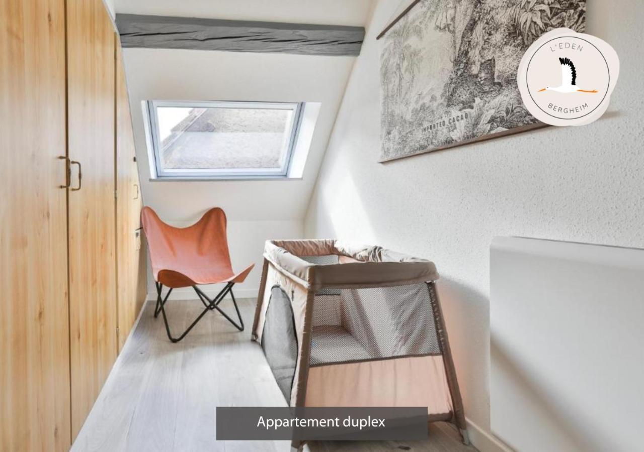 Appartements Duplex 3 Et 4 Personnes - Climatisation - Village Elu Parmi Les "Plus Beaux Villages De France" - Route Des Vins - Centre Alsace Bergheim Kültér fotó