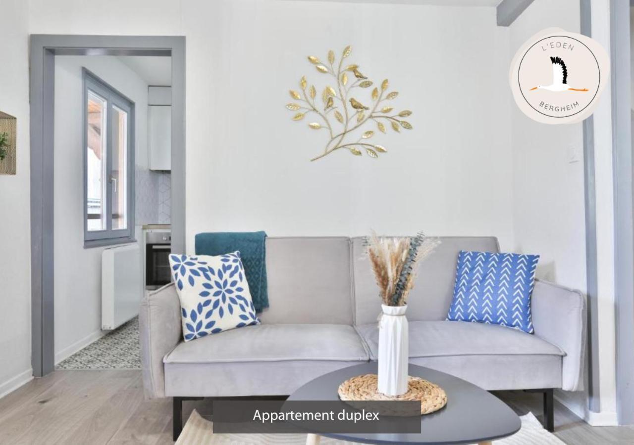 Appartements Duplex 3 Et 4 Personnes - Climatisation - Village Elu Parmi Les "Plus Beaux Villages De France" - Route Des Vins - Centre Alsace Bergheim Kültér fotó