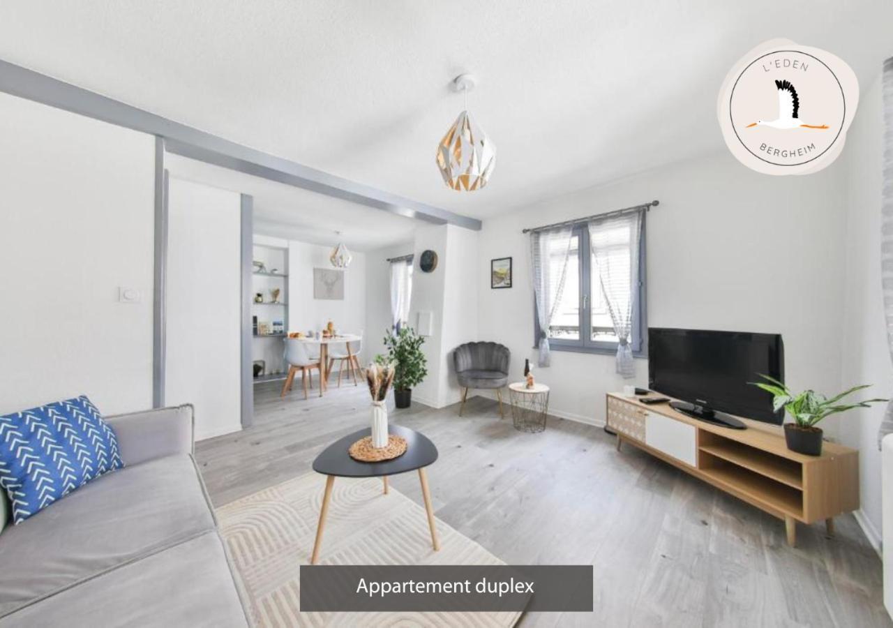 Appartements Duplex 3 Et 4 Personnes - Climatisation - Village Elu Parmi Les "Plus Beaux Villages De France" - Route Des Vins - Centre Alsace Bergheim Kültér fotó